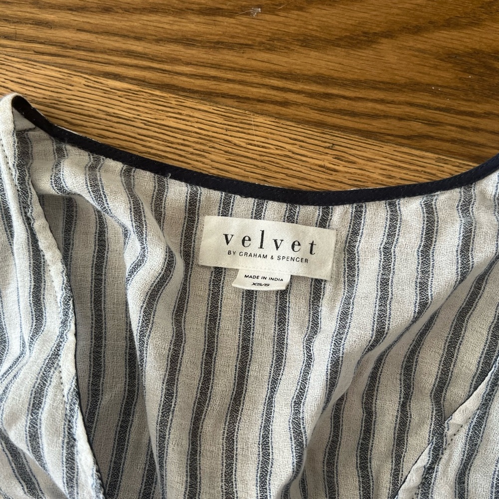Velvet by graham and spencer coverup with tassels, xs/s - Picture 2 of 3